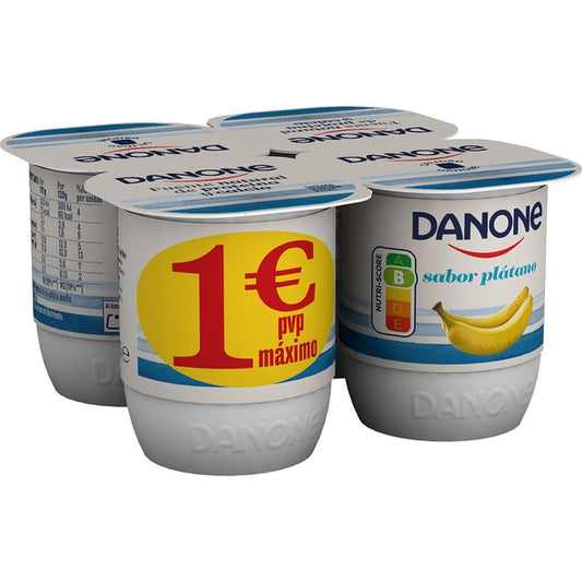 Yogurt Danone Sabor Plátano