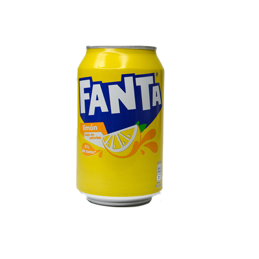 Lata de fanta limón