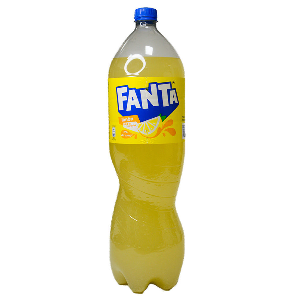 Botella fanta limón